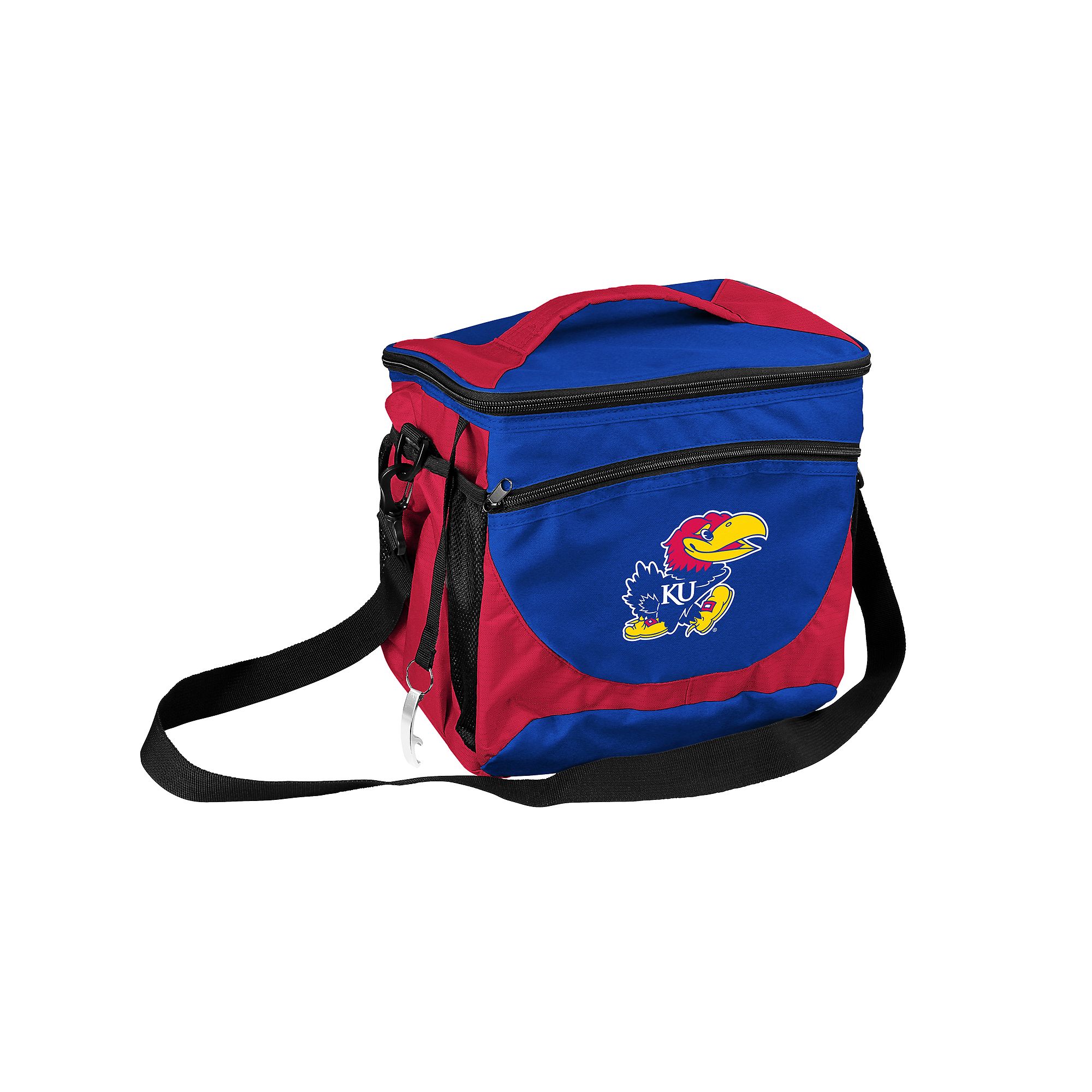 Logo Brand Kansas Jayhawks 24-Can Cooler, Multicolor