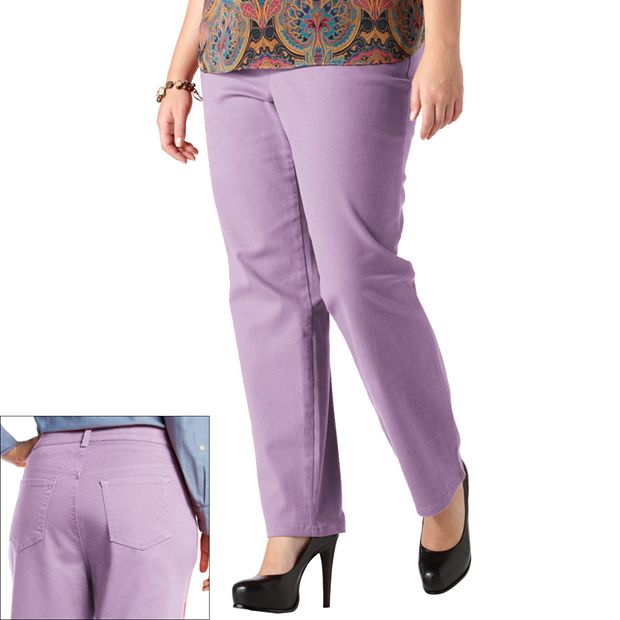 Kohl's gloria vanderbilt plus best sale size jeans