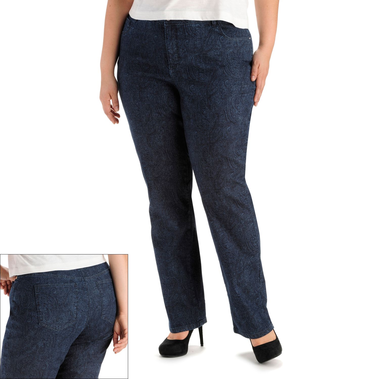 women's lee jeans classic fit straight leg at the waist