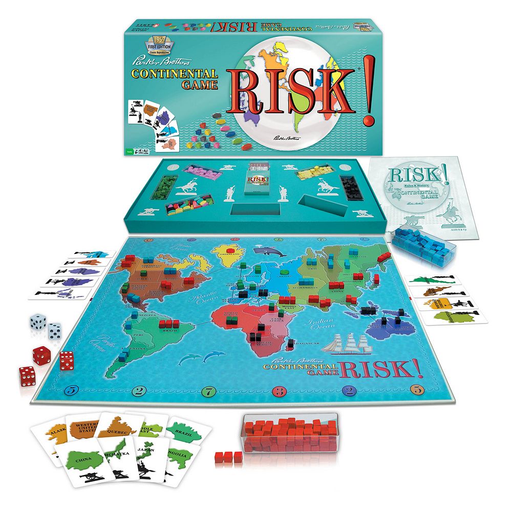 Plateau plug omhelzing Risk 1959 Board Game