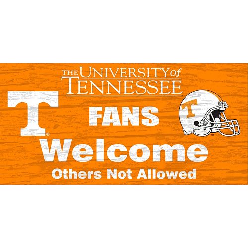 Tennessee Volunteers Welcome Sign Wall Art