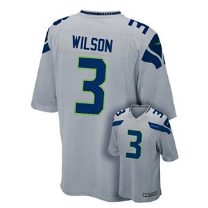 Boys 8-20 Nike Seattle Seahawks Russell Wilson Game NFL Replica Jersey