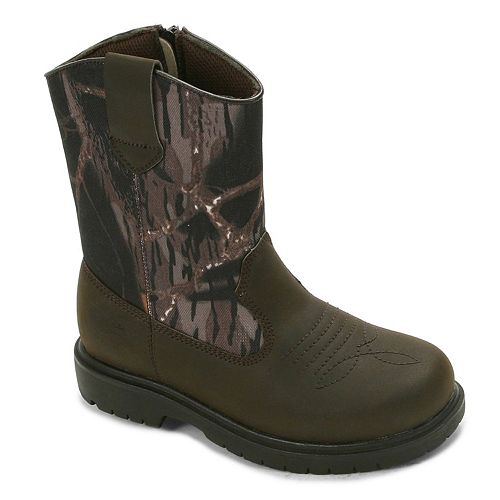 Deer Stags Tour Boys' Camouflage Waterproof Boots