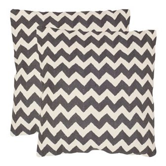 Chevron Tealea 2 pc 22'' x 22'' Throw Pillow Set