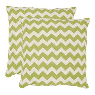 Chevron Tealea 2 pc 22'' x 22'' Throw Pillow Set