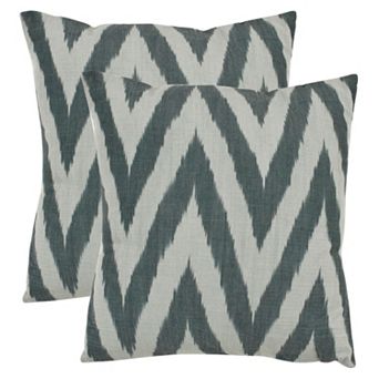 Chevron 2 pc 22'' x 22'' Throw Pillow Set