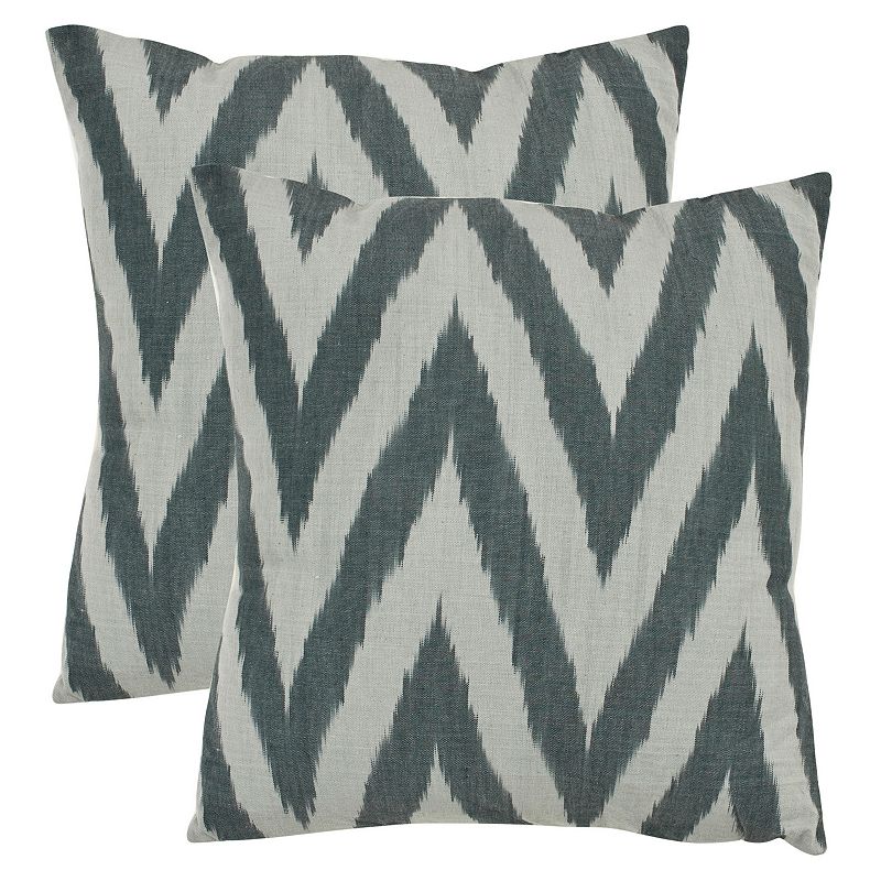 SAFAVIEH Peyton Pillow Set of 2 Silver in 2023