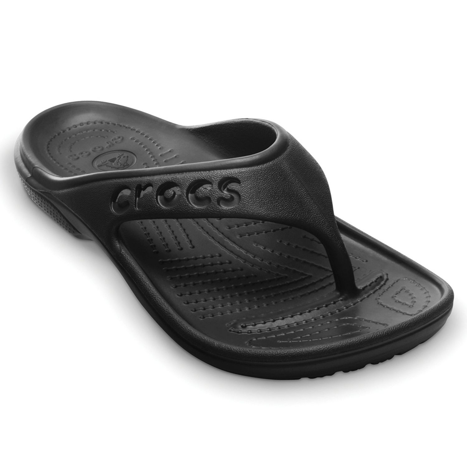 crocs baya flip flops