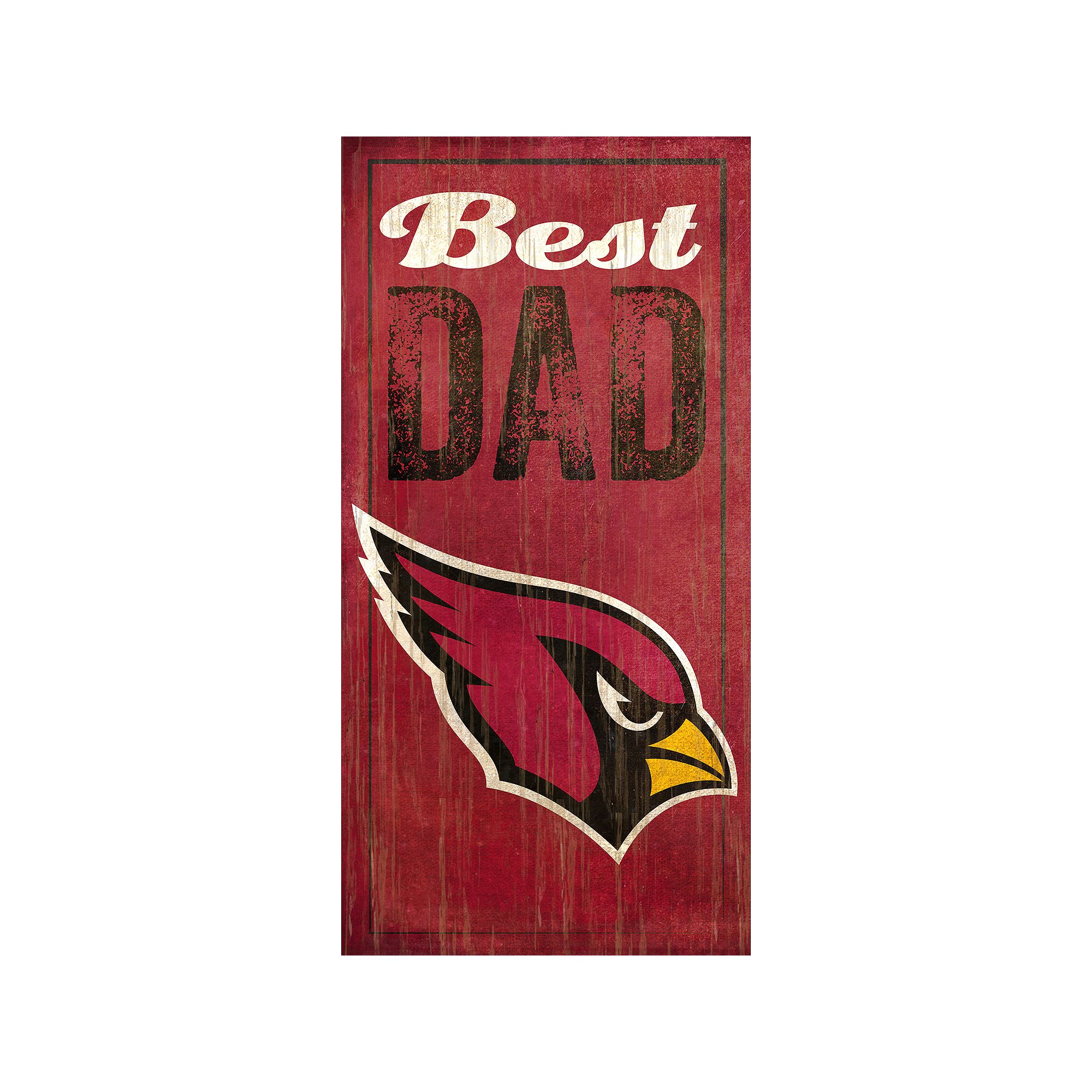 Arizona Cardinals Best Dad Sign, Multi