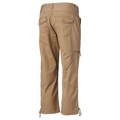 Unionbay Ruched Cargo Capris - Juniors