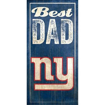 New York Giants Best Dad Sign