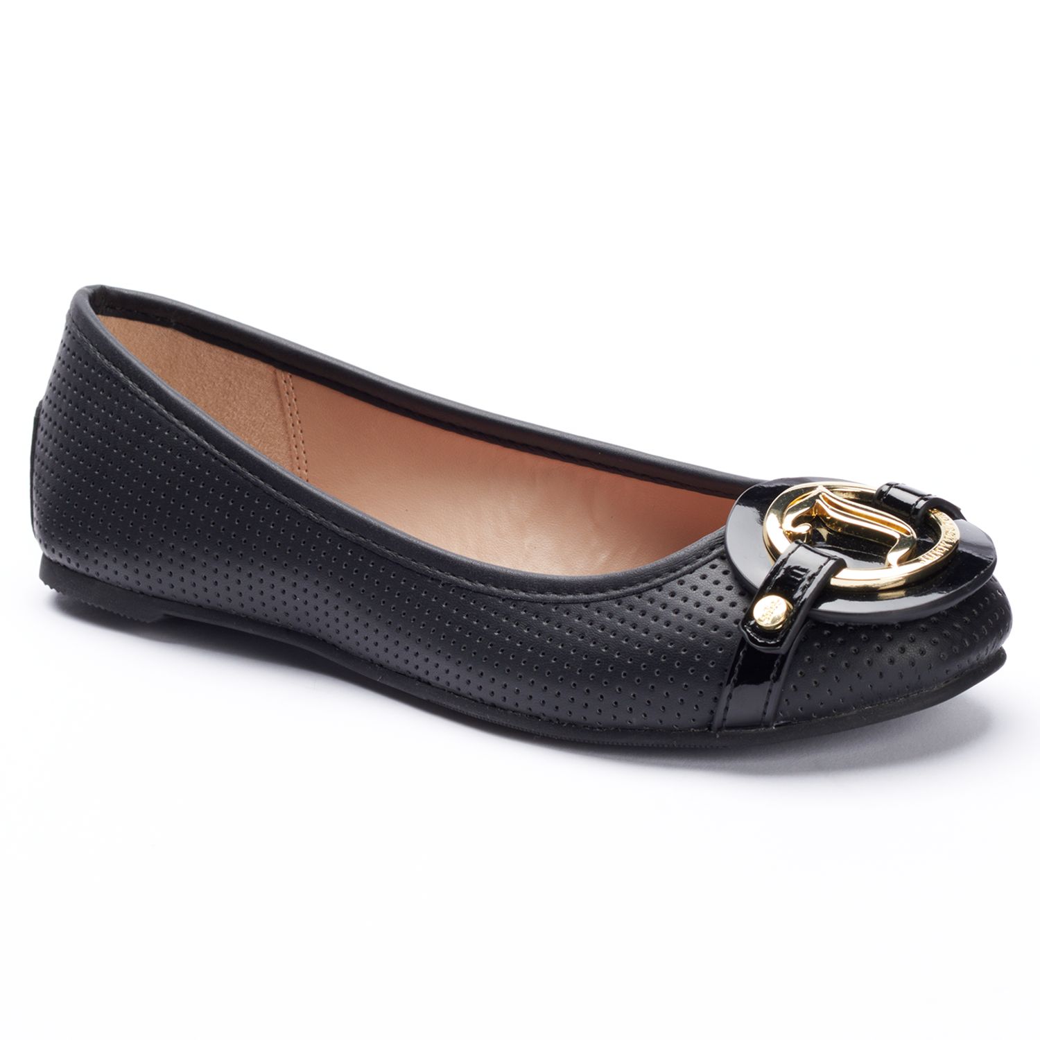 kohls black ballet flats