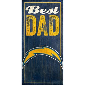 San Diego Chargers Best Dad Sign