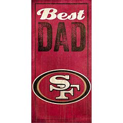 San Francisco 49ers Distressed 24 x 24 Round Wall Art