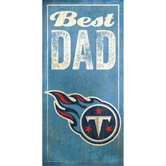 Tennessee Titans Best Dad Sign