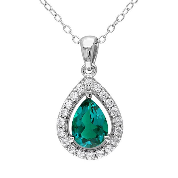 Kohls deals emerald necklace