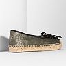 simply vera black flats