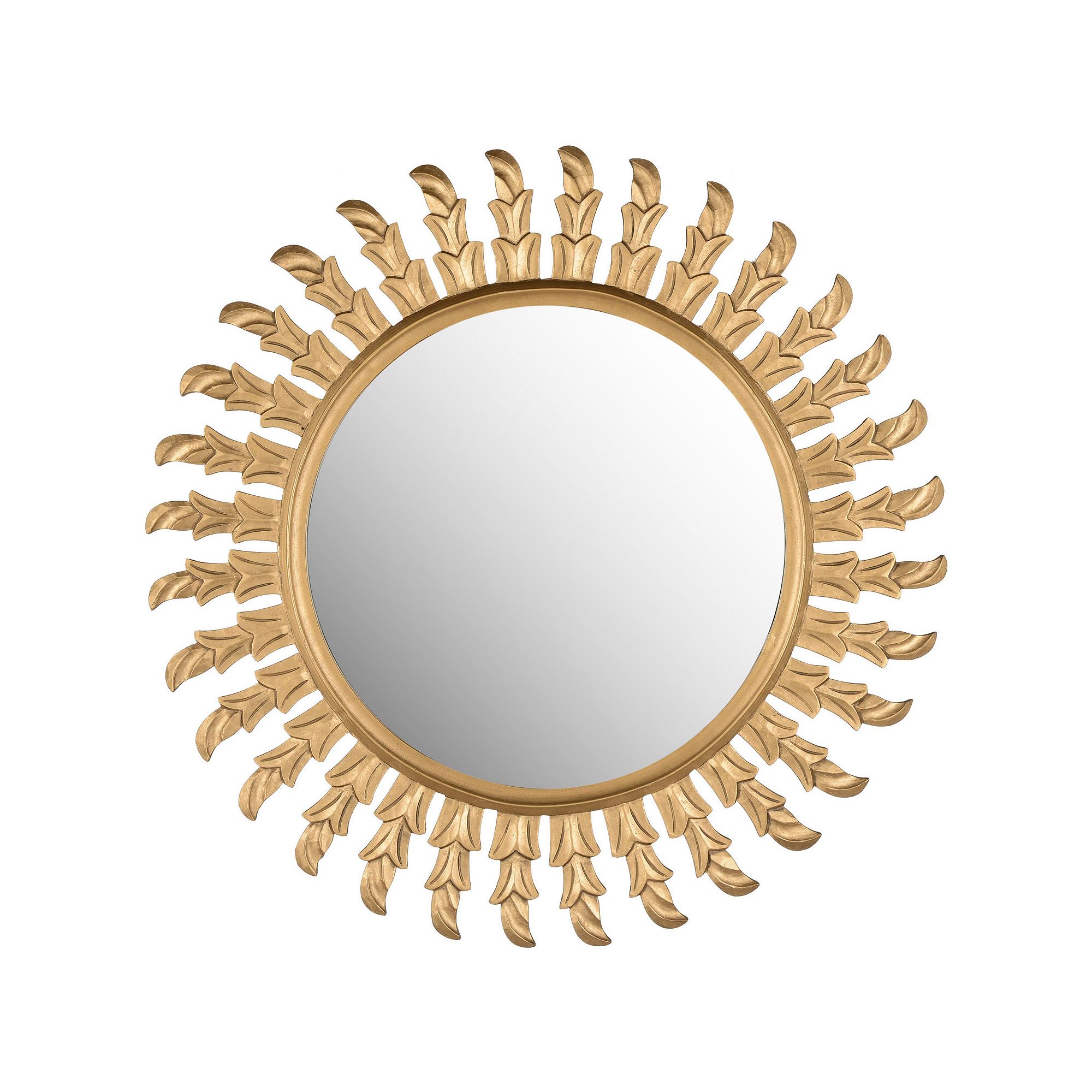 Safavieh Inca Sun Wall Mirror, Gold