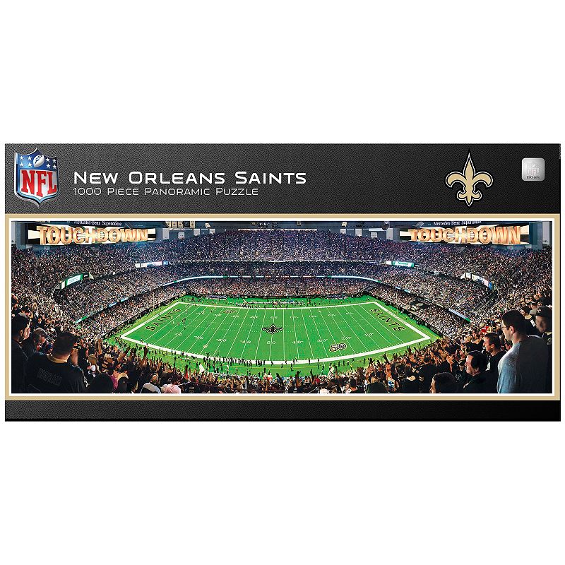 New Orleans Saints 1000-Piece Panoramic Puzzle, Multicolor
