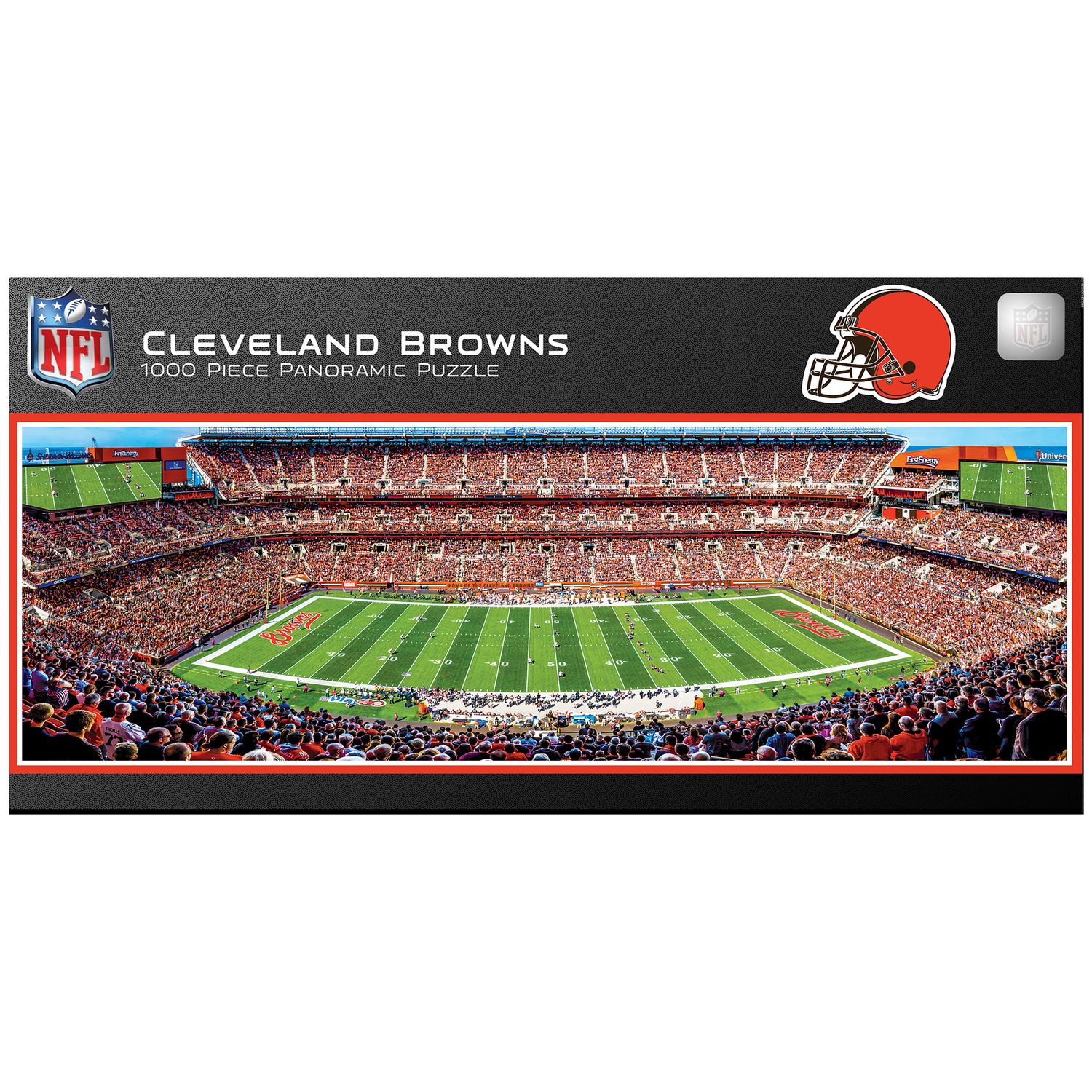 Kansas City Chiefs Stadium NFL Panoramic 1000 Jigsaw Puzzle