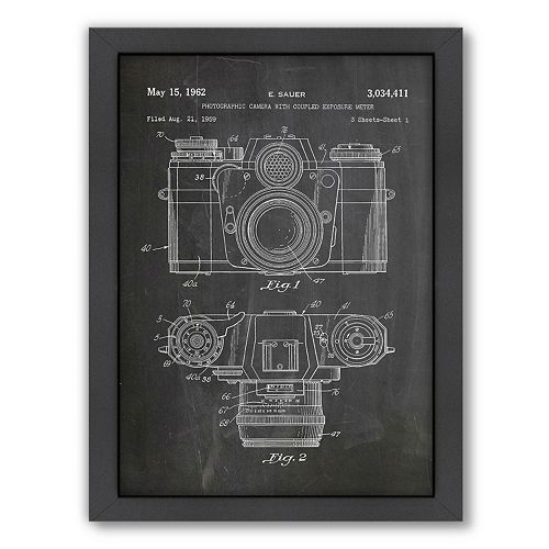 Americanflat ''Camera Photo'' Framed Wall Art