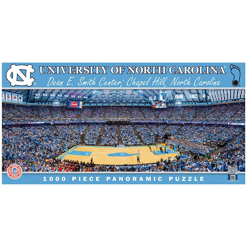 University of North Carolina NCAA 1000 Piece Panoramic Puzzle, Multicolor