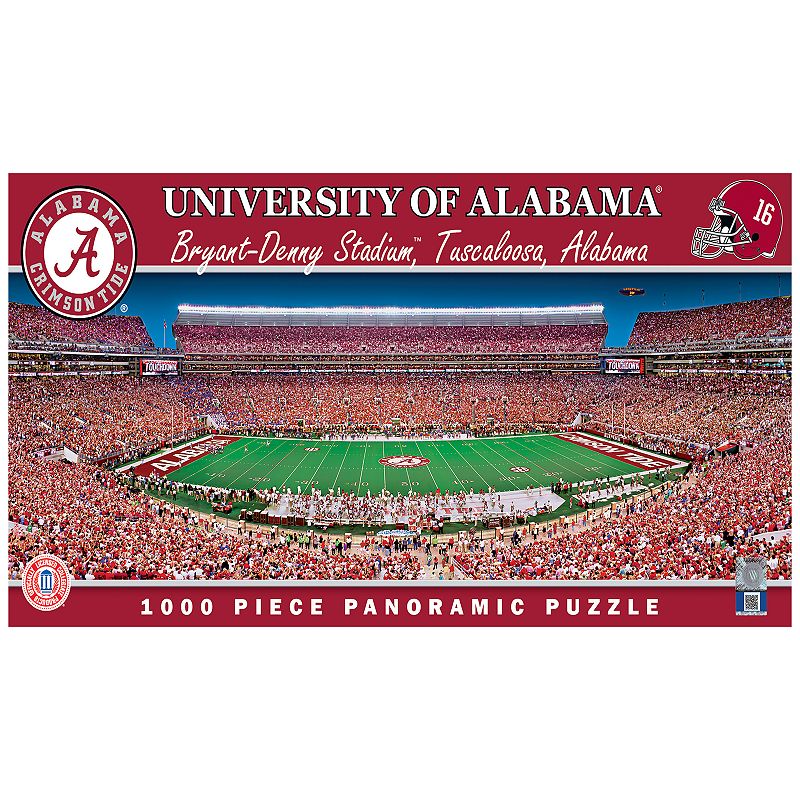 Alabama Crimson Tide 1000-pc. Panoramic Puzzle, Multicolor