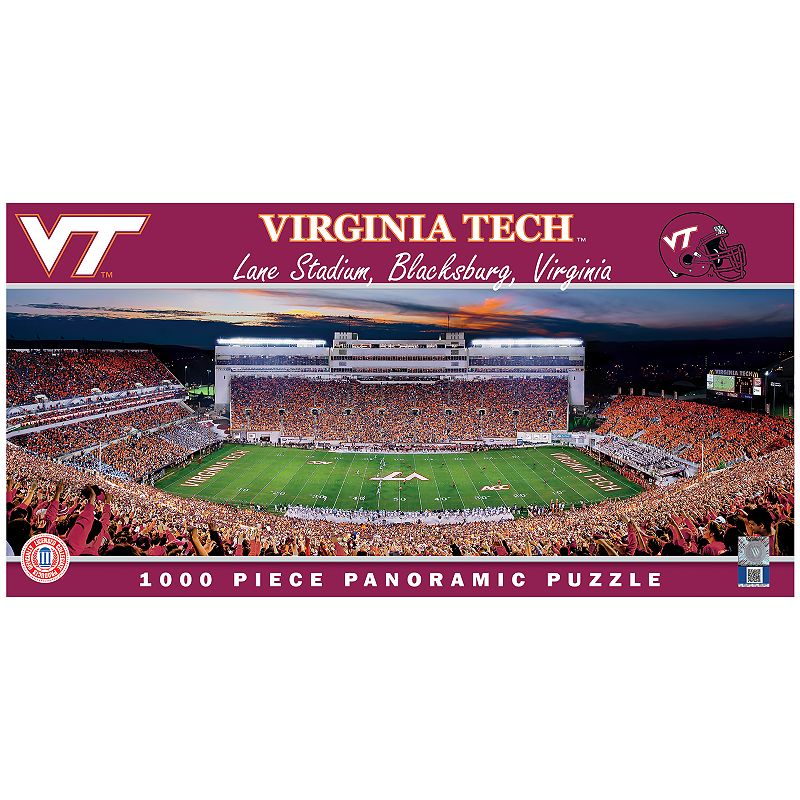 Virginia Tech Hokies 1000-Piece Panoramic Puzzle, Multicolor