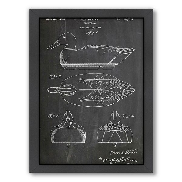 Americanflat ''Duck Decoy'' Framed Wall Art