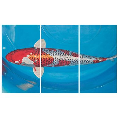 Safavieh 3-piece ''Go Fish'' Triptych Canvas Wall Art Set