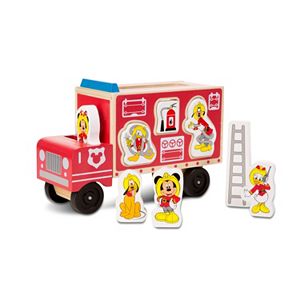 Disney Mickey Mouse & Friends Wooden Fire Truck Playset by Melissa & Doug