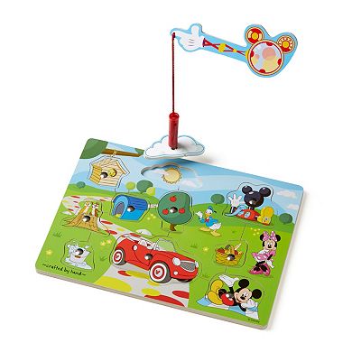 Disney Mickey Mouse Clubhouse Hide and Seek Wooden Magnetic Game by Melissa and Doug 