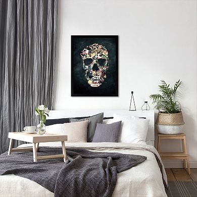 Americanflat ''Vintage Skull'' Framed Wall Art