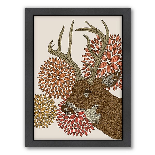 Americanflat ''Dear Deer'' Framed Wall Art