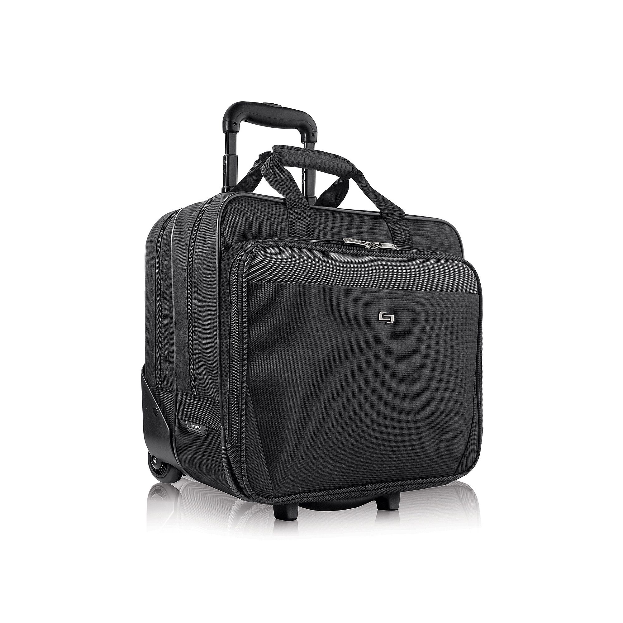 Solo Classic Rolling Laptop Business Case, Black