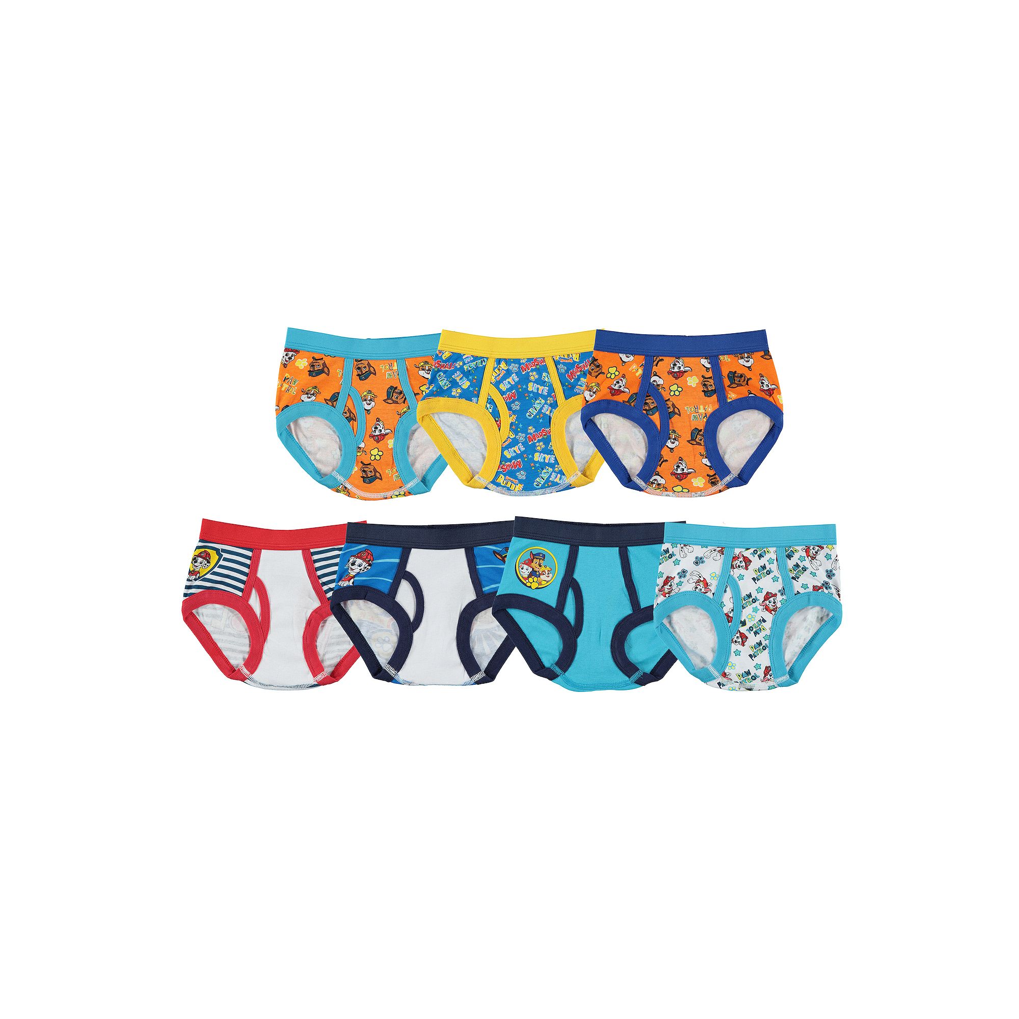 Paw Patrol 7-pk. Briefs - Toddler Boy, Toddler Boys, Size: 2T-3T, Multi