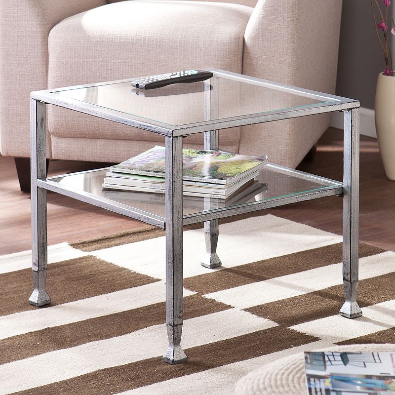 Southern Enterprises Two-Tiered End Table, Other Clrs