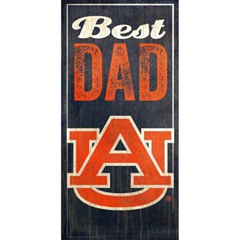 Auburn Tigers Best Dad Sign