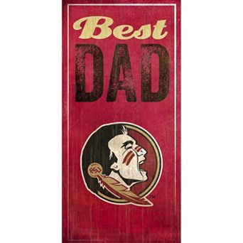 Florida State Seminoles Best Dad Sign
