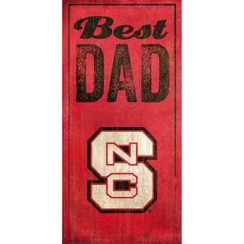 North Carolina State Wolfpack Best Dad Sign