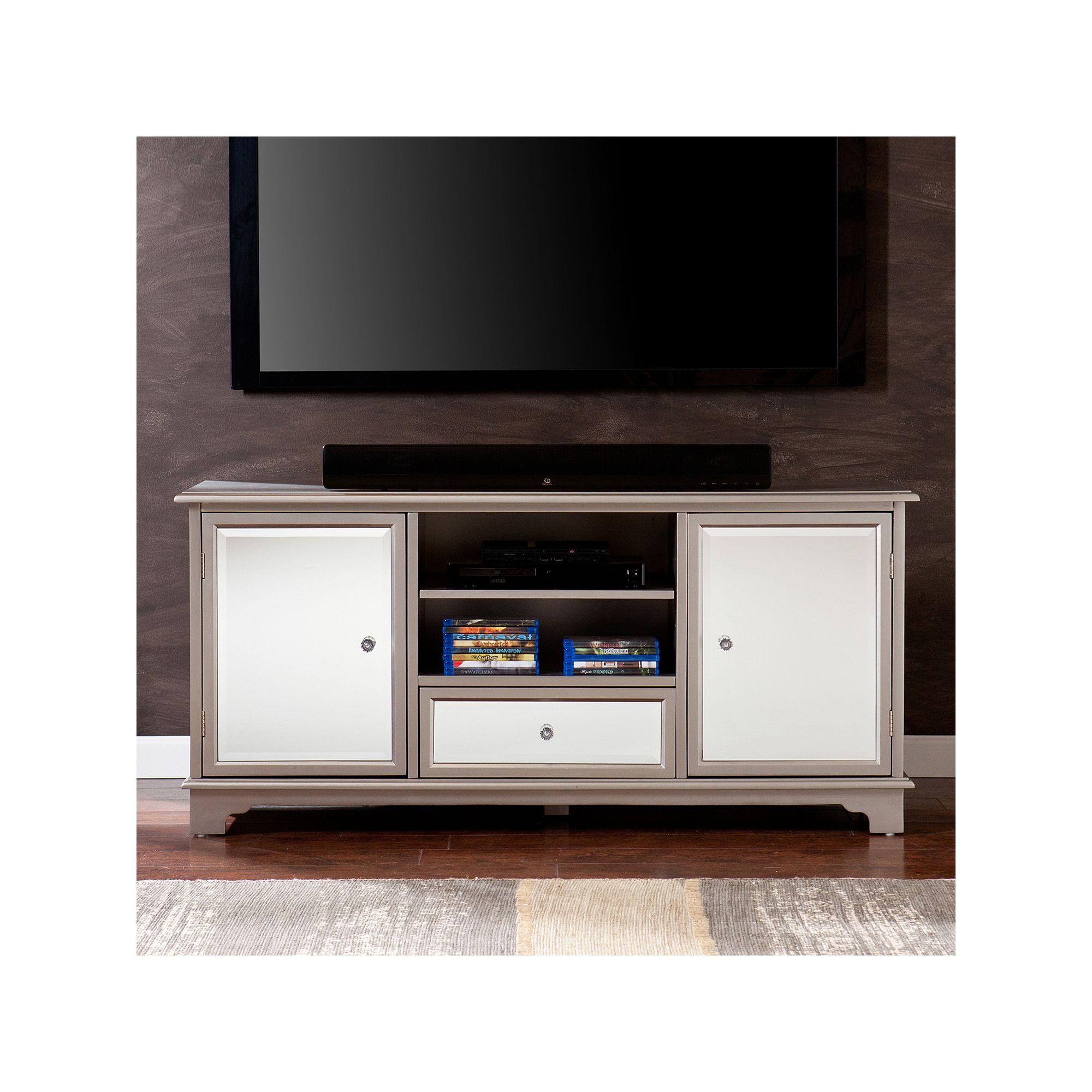 Southern Enterprises Nash Media TV Stand, Clrs