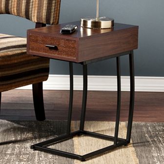 Southern Enterprises Bryson Powered Side Table