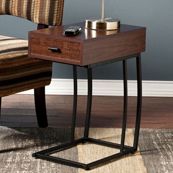 Southern Enterprises Bryson Powered Side Table