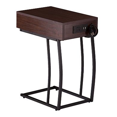 Southern Enterprises Bryson Powered Side Table