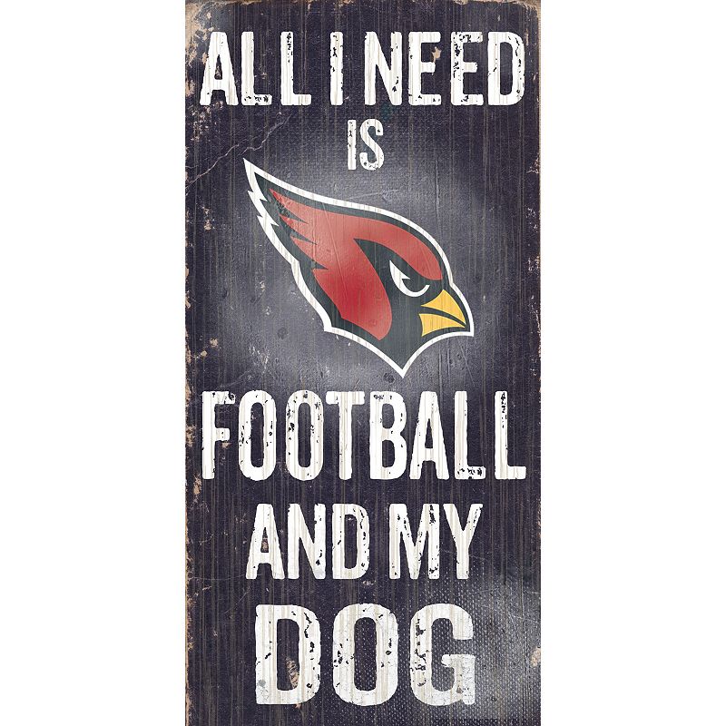 Fan Creations NFL Football and My Dog Graphic Art Plaque