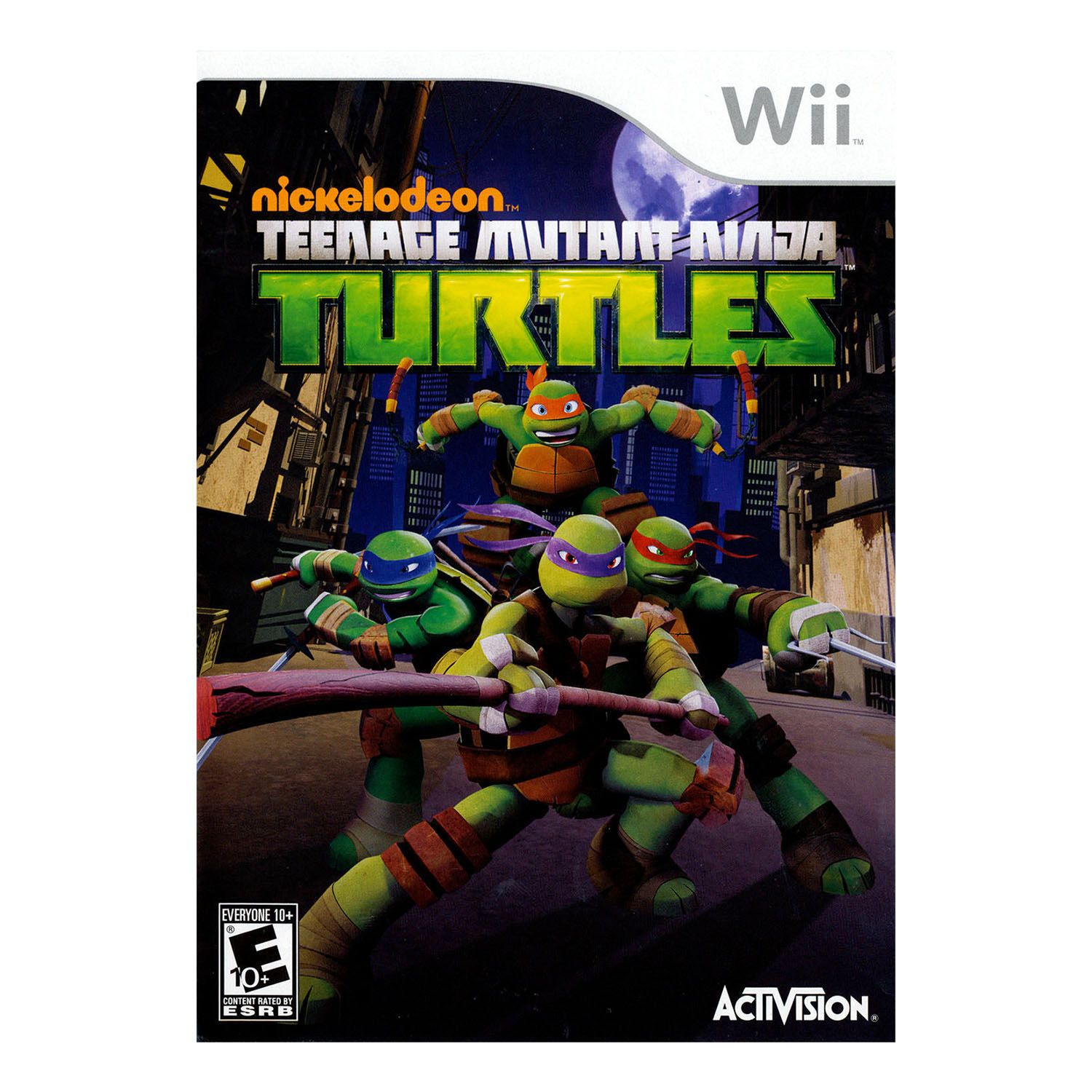 ninja turtles wii