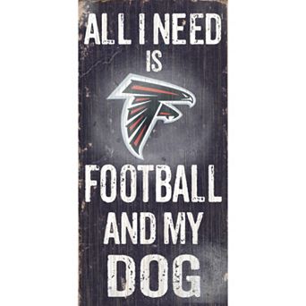 Atlanta Falcons Football and My Dog Sign