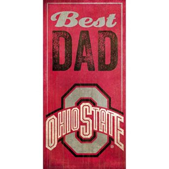 Ohio State Buckeyes Best Dad Sign