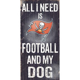 Tampa Bay Buccaneers Football and My Dog Sign