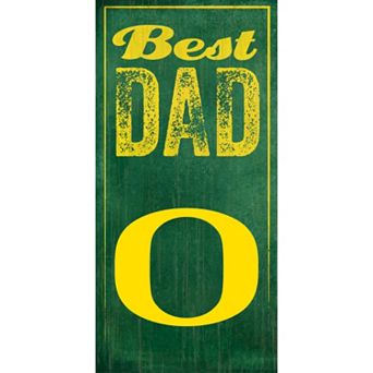 Oregon Ducks Best Dad Sign